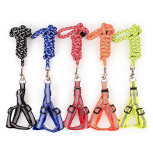 Factory direct sales Adjustable Reflective Pet Harness Leash Dog Chest Straps